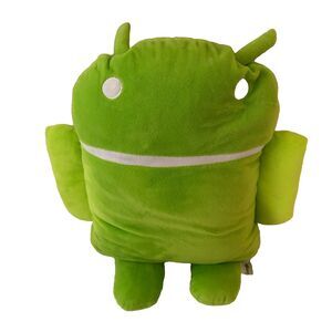 Google Android Mascot Plush Stuffed Toy Green 12"